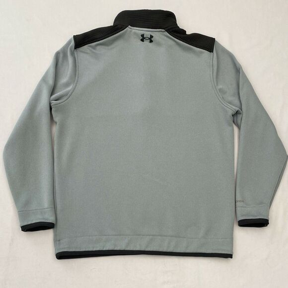 Under Armour Sweatshirt Mens Medium Gray Pullover Storm ColdGear Loose Golf - Picture 2 of 9